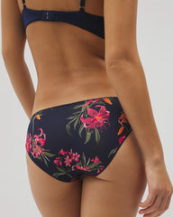 Bikini Panty with Lace - LE TIGRE FLORA MINI NAVY | Soma Women