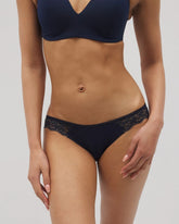 Bikini Panty with Lace - NIGHTFALL NAVY | Soma Women
