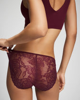 Lace Back Bikini Panty - VELVET PLUM | Soma Women