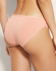 Bikini Panty with Enchanting Lace - PEACH CLAY | Soma Women