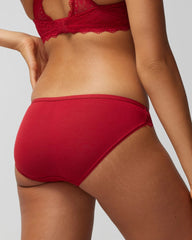 Bikini Panty with Enchanting Lace - PAINT THE TOWN RED | Soma Women