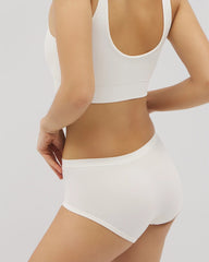 Seamless Rib Boyshort Panty - IVORY | Soma Women