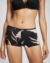 Edge Boyshort Panty - MYSTIC BLOOMS MINI BLACK | Soma Women
