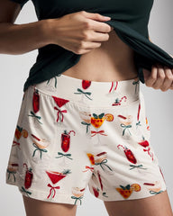 Packaged Short-Sleeve Short Pajama Set - MERRY MIXES CHAMP | Soma Women