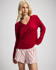 Pajama Set - SMART STRIPE CHAMPAGNE | Soma Women
