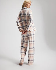 Long Sleeve Pajama Set - PRISM PLAID GRAY | Soma Women