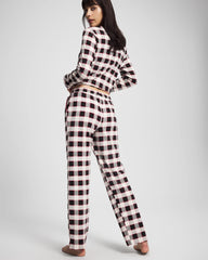 Ankle Pajama Pant - DREAMSCAPE PLAID BLACK | Soma Women