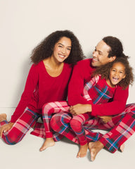 Men's Henley Pajama Top - PAINT THE TOWN RED | Soma Women