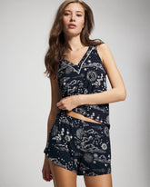 Relaxed Pajama Short - COSMIC BALLET NAVY | Soma Women