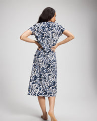 Short Sleeve Long Sleepshirt - LOVELIEST LEOPARD PARCH M | Soma Women