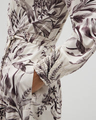 Long-Sleeve Short Robe - PALM PERFECT CHAMPAGNE | Soma Women