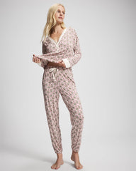Banded Ankle Pajama Pant - PATTERNED PIECES CHAMP | Soma Women