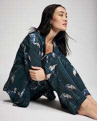 Pajama Pants - MIDNIGHT CRANES BLUE | Soma Women