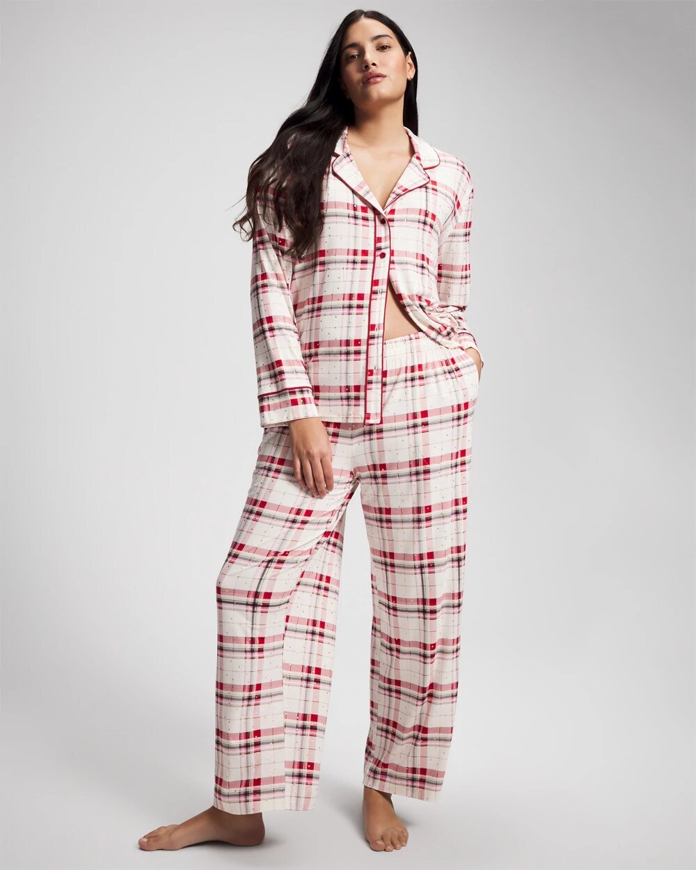 Printed Pajama Pant - TARTAN TEXTILE CHAMP | Soma Women