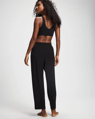 Ankle Pajama Pant - BLACK | Soma Women