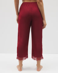 Lace Trim Crop Pajama Pant - FIRST KISS | Soma Women