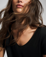Short Sleeve Pajama Tee - BLACK | Soma Women