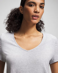 Short Sleeve Pajama Tee - HEATHER OPAL GRAY | Soma Women