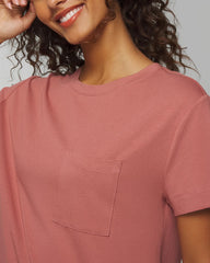 Short-Sleeve Pocket Pajama Tee - | Soma Women