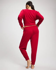 Banded Pajama Bottom - PAINT THE TOWN RED | Soma Women