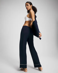 Solid Piped Pajama Pants - NIGHTFALL NAVY | Soma Women