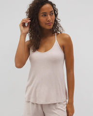 Lightweight Rib Knit Pajama Cami - HEATHER BARELY THERE | Soma Women