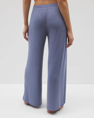 Lightweight Rib Knit Wide Leg Pajama Pants - HEATHER DUSK | Soma Women