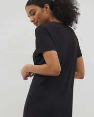 Short-Sleeve Sleepshirt - BLACK | Soma Women
