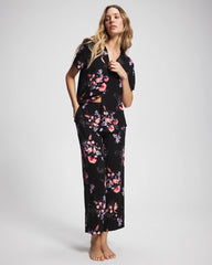 Ankle Pajama Pants - FLORAL DREAMS BLACK | Soma Women