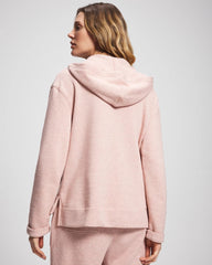 Cotton Terry Hoodie - HEATHER CLAY | Soma Women