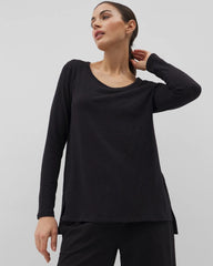 Long-Sleeve Top - BLACK | Soma Women