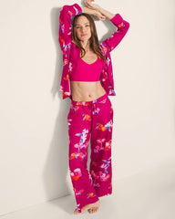 Piped Pajama Pant - ORANGE YOU GLAD PINK COSM | Soma Women