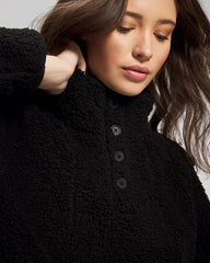 Sherpa Pullover - BLACK | Soma Women