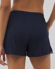 Lace Trim Pajama Shorts - NIGHTFALL NAVY | Soma Women