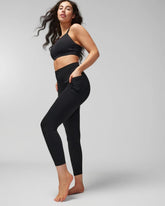 High-Waist Pocket Leggings - BLACK | Soma Women