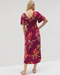 Pamilla Midi Bra Dress - SUNRISE FLORA RED BEAUTY | Soma Women