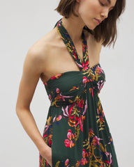 Retreat Maxi Bra Dress - SUNRISE FLORA M EMERALD | Soma Women