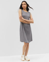 Rib Lounge Short Dress - HEATHER CHARCOAL | Soma Women