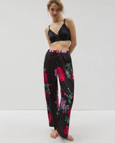 Printed Pajama Pants - RHAPSODY FLORA G BLACK | Soma Women