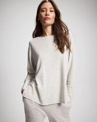 Ultra Soft Fleece Dolman Top - HEATHER STONE | Soma Women