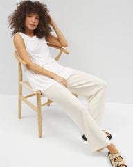 Rib Knit Sleeveless Top - OPTIC WHITE | Soma Women