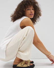 Rib Knit Sleeveless Top - OPTIC WHITE | Soma Women