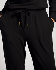 Essential Terry Jogger - BLACK | Soma Women