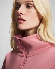 Modern Modal Quarter Zip Sweatshirt - CINDER ROSE | Soma Women