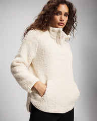 Sherpa Pullover - PARCHMENT | Soma Women