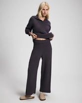 Cable Knit Plush Ankle Pant - GRAY INK | Soma Women