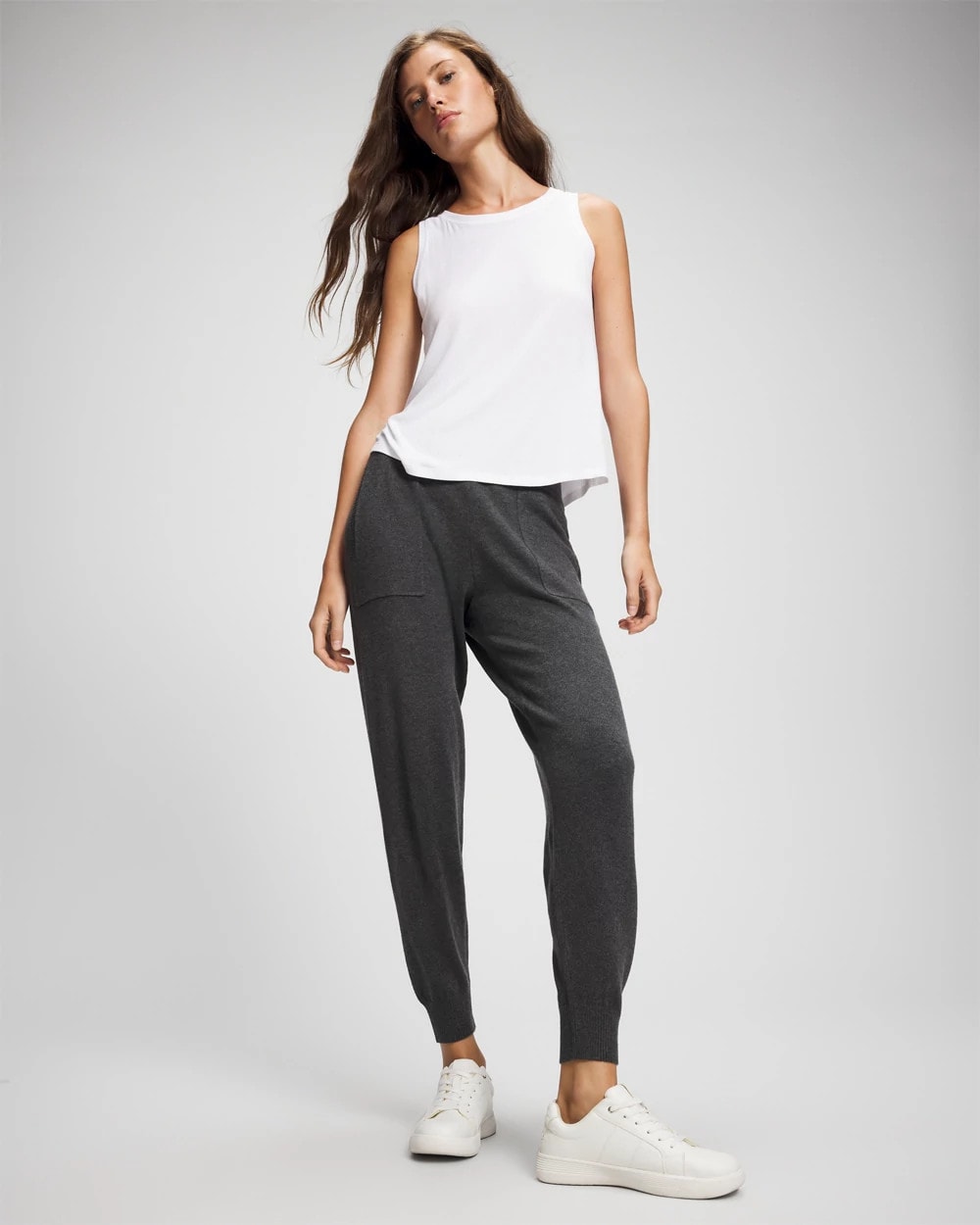Premier Knit Sweater Jogger - HEATHER QUARTZ | Soma Women