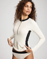I’m With the Band Rash Guard - COCONUT WATER | Soma Women
