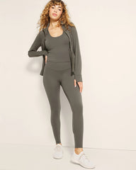High-Waist Pocket Leggings - DARK GRAY OLIVE | Soma Women