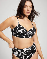 Enbliss Wireless Bikini - MEANDERING LEAF BLACK | Soma Women